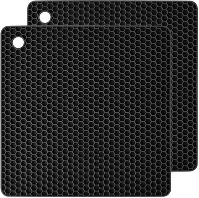 Productafbeelding van Pannenbeschermer 32 cm - Hittebestendige Antislip Keukenaccessoires - 2 Stuks