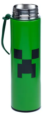 Produktbild von Minecraft Creeper Trinkflasche mit Digital Thermometer