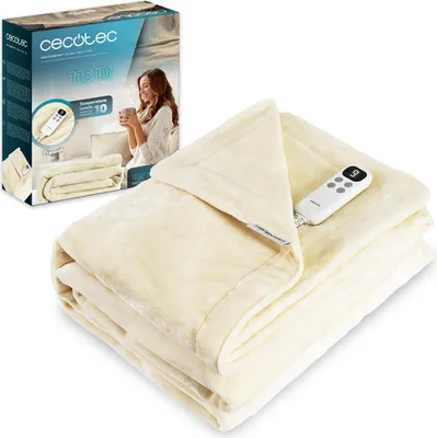 Immagine prodotto di Coperta elettrica riscaldante 180x130 con spegnimento automatico e 10 livelli di temperatura regolabili. Frannel.