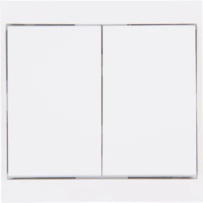 Produktbild von Kopp 620313087, Wippschalter, Kunststoff, Thermoplast, Glanz, Weiß, IP20, IK00
