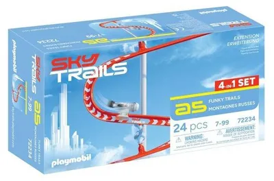 Productafbeelding van PLAYMOBIL Sky Trails 72234 Uitbreidingsset Achterbanen, 48 onderdelen, vanaf 7 jaar