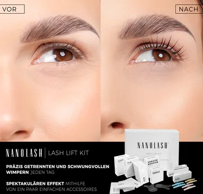 Produktbild von Nanolash Lash Lift Kit Set für das Lifting und die Laminierung der Wimpern