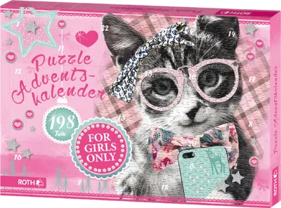 Produktbild von ROTH Puzzle-Adventskalender For Girls