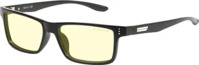 Zdjęcie produktu dla Gunnar Optiks Vertex, Uni , Prostokąt, Moda, Czarny, Plastik, Bursztyn