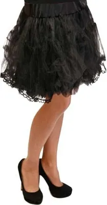 Produktbild von Tüllrock schwarz Petticoat Karneval Tüll Rock Kostüm Rockabilly
