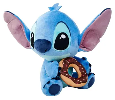 Produktbild von Disney Stitch Mit Donut-teddy 35 Cm Blau  Kinder Blau One Size