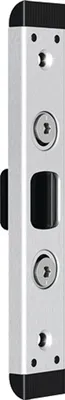 Image de FUHR Gâche 59076 Boulon U-St.24x8mm L/R argentf - RRVH59076X
