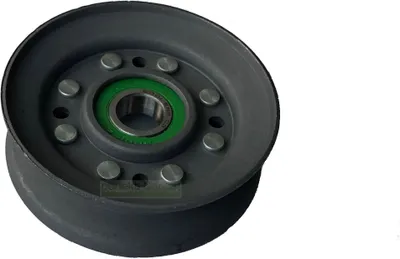 A pulley with a bearing, shown against a white background.