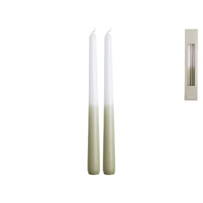 Produktbild von Gusta - Tischkerzen 'Dip Dye' (25cm, 2er Set)