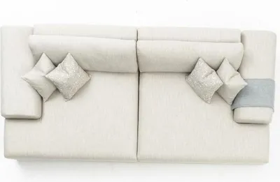 Produktbild von Sofa Couch 3 Sitzer Wohnzimmer Design Big Sofas Couchen 260 cm Grau