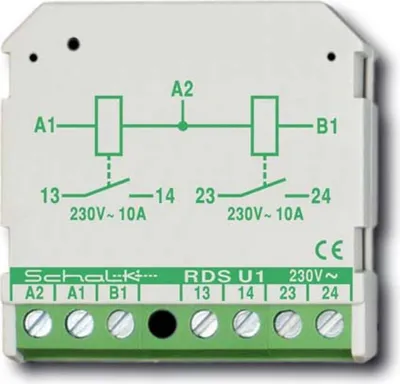Image de Interrupteur à impulsion - Relais de montage 230V AC RDS U1