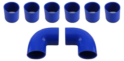 Productafbeelding van Turbo-intercooler-leidingen, 8 onderdelen, lengte 51,9 cm, breedte 47,4 cm, hoogte 18 cm, gewicht 6300 gram