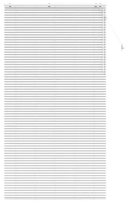 Obrázek produktu pro vidaXL Žaluzie, bílá, 130 x 250 cm, 35 mm, masivní paulovie