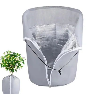 Produktbild von Thermo Topfschutz Pflanzen Winter, 50x45cm Winterschutz Für Pflanzen Kübelpflanzen Frostschutz Pflanzen,Winterschutz Für Kübelpflanzen, Schutztasche