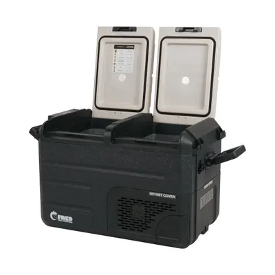Obrázek produktu pro Eurom chladicí box Double Fred 25/15 s připojením 12V/24V 40 l, 2 chladicí oddíly 388046