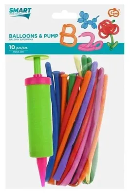 Produktbild von Ballonset mit Pumpe, 10 Stück – Godan