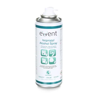 Produktbild von Ewent EW5613, Zubehörreinigungsspray, Drucker, Laptop, Scanner, PC, 200 ml, Weiß
