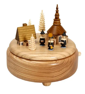Obrázek produktu pro Hrací skříňka Musikkinder přírodní ŠxVxH 13x13x13 cm NOVINKA