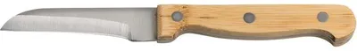Produktbild von KESPER 90653 Schälmesser 18,5 cm mit Klinge aus Edelstahl, Griff aus Bambus
