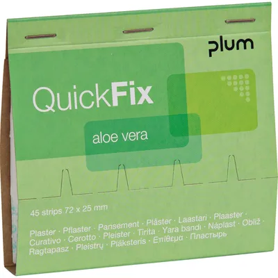 Produktbild von PLUM Nachfüllpackung QuickFix mit 45 Pfl, AloeVera