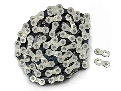 Immagine prodotto di Catena per bicicletta LYNX 6/7/8 velocità 1/2x3/32" 116 maglie argento-nero