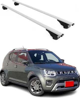 Produktbild von Dachträger Gepäckträger für Suzuki Ignis 2016-2025 Grundträger Metall Silber 2x