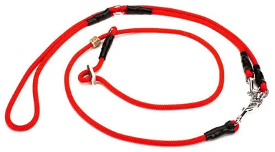 Produktbild von Mystique Retrieverleine Umhängeleine Hunting Profi 8mm rot M - 295cm