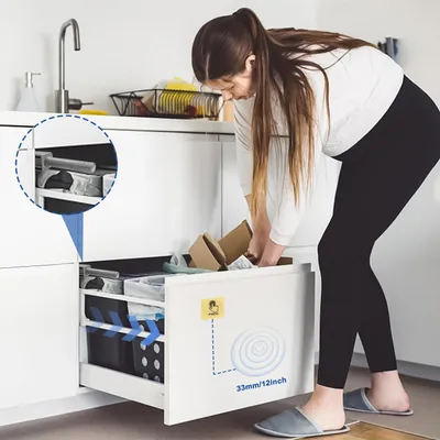 Zdjęcie produktu dla Zamki do drzwi push-to-open - 6 sztuk Magnetyczny zamek do mebli