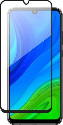 Produktbild von cofi1453® 5D Schutz Glas Folie kompatibel mit HUAWEI P SMART 2020 Curved Panzer Folie Vollständig Klebend und Abdeckung