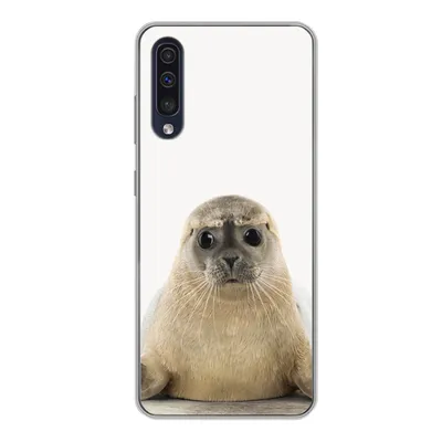 Produktbild von MuchoWow® Handyhülle Schutzhülle Hülle für Samsung Galaxy A50 Robbe - Tiere - Kinder - Jungen - Mädchen - Kinder Silikon Softcase Handy Hülle - Mobiltelefonhülle