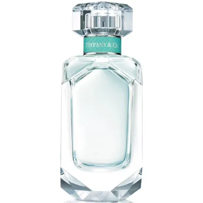 A bottle of Tiffany & Co. Eau de Parfum.