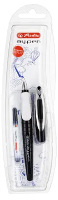 Immagine prodotto di Herlitz 10999746 Stilografica my.pen - Pennino M, nero/bianco