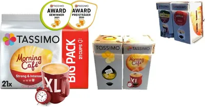 Produktbild von ""Passend" für Tassimo Morning Café XL der neue Wandhalter neu Acryglas für T-Disc Karton von James Premium®