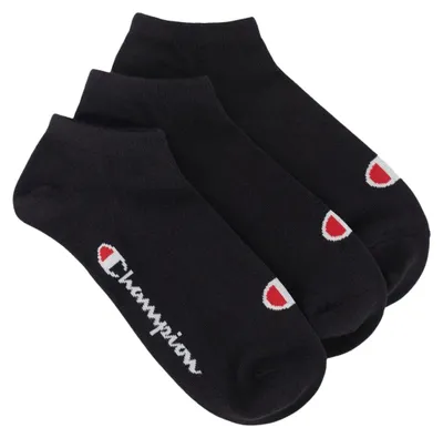 Image de Champion - Chaussettes pour hommes/femmes unies (lot de 3) PP9530 (34 EU - 38 EU) (noir)