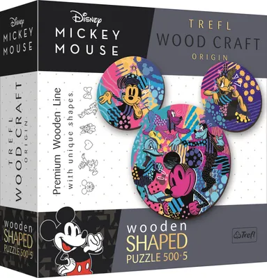 Immagine prodotto di TREFL Wood Craft Origin Puzzle Mickey Mouse 505 pezzi
