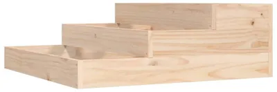 Image de vidaXL Bac à plantes 78x78x27 cm pin massif