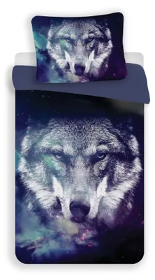 Produktbild von Blue Wolf Kuschelige Bettwäsche Polyester, 140x200 cm & 70x90 cm