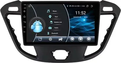 Produktbild von Autoradio mit Bluetooth und CarPlay für Ford Transit/Tourneo (2013–2021) – kompatibel mit Apple und Android – Stereoanlage mit Navigationssystem – 2 GB RAM, 32 GB Speicherplatz
