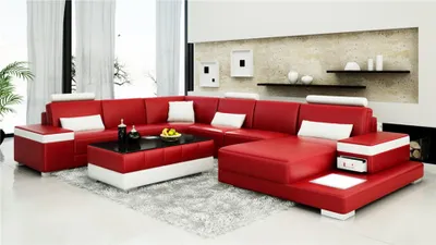 Produktbild von Designer Sofa Couch Ecksofa Luxus Polster Garnitur Wohnlandschaft U-Form Neu