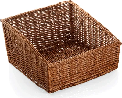 Produktbild von Brotkorb / Buffetkorb, Weide, viereckig, 46x45 cm