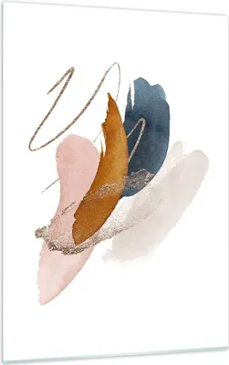 Produktbild von Bilder auf glas - Einteilig - Die Farben Abstraktion Stück - 50x70cm - Glasbilder - Wandbilder - Bilder - Wanddekoration aus Glas - Glas Bilder - Wandbild auf Glas - GPA50x70-5100
