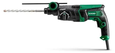 Obrázek produktu pro Hikoki DH28PCY2WSZ, Vrtačka s pistolovým držadlem, SDS Plus, Kartáčovaný, Černá, Zelená, 2,8 cm, 1100 ot/min
