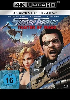 Produktbild von PLAION Starship Troopers: Traitor of Mars (4K-UHD), Film, Blu-ray, Deutsch, Englisch, Französisch, Italienisch, Spanisch, 88 min, Starship Troopers: Traitor of Mars, Science fiction