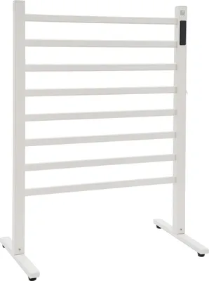 Image de Porte-serviettes chauffant, étanche, chauffage rapide, BLANC, EU