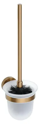 Obrázok produktu pre X-ROUND COPPER závesná WC kefa, matné sklo, matná meď