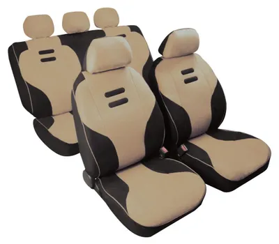 Produktbild von PILOT Kynox Sitzschonbezug Sitzbezüge Set Vorne und Hinten Universal Polyester Beige