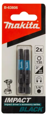 Produktbild von Makita Torx T30 Impact black 50 mm 2 Stück