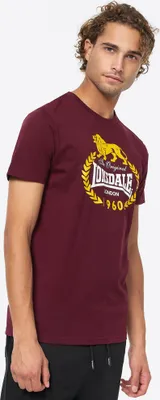 Zdjęcie produktu dla Koszulka męska regular fit double pack ECCLAW Black/Oxblood XXL Lonsdale