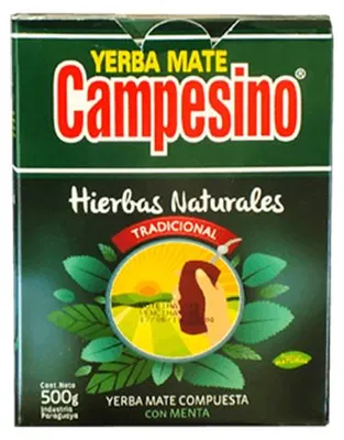 Produktbild von Campesino - Mate Tee Menta 500g - Extrem Erfrischende Pfefferminze & Minzöl - Intensive Kühle Für Tereré - Paraguay Yerba Mate