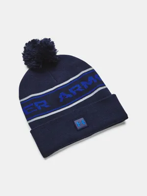 Produktbild von Under Armour Ua Herren Halftime Pom Beanie-Blau 1379985-410__OSFM